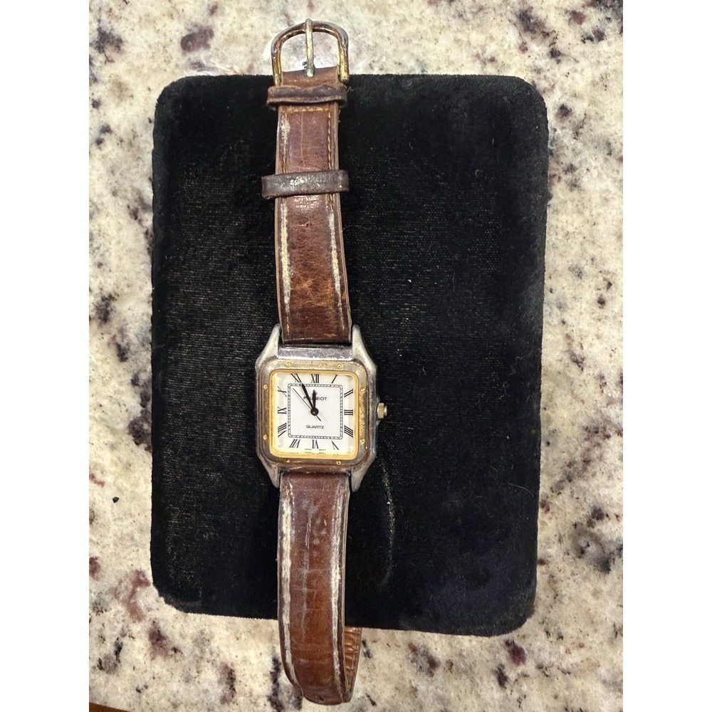 Lot of 2 Vintage Peugeot Quartz Watches –‎ Gold Tone, For Repair/Parts - Picture 6 of 8